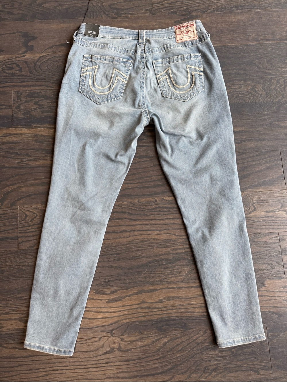 True Religion Jennie Mid Rise Curvy Skinny Jean $155 Size 33 NWT - Picture 5 of 6